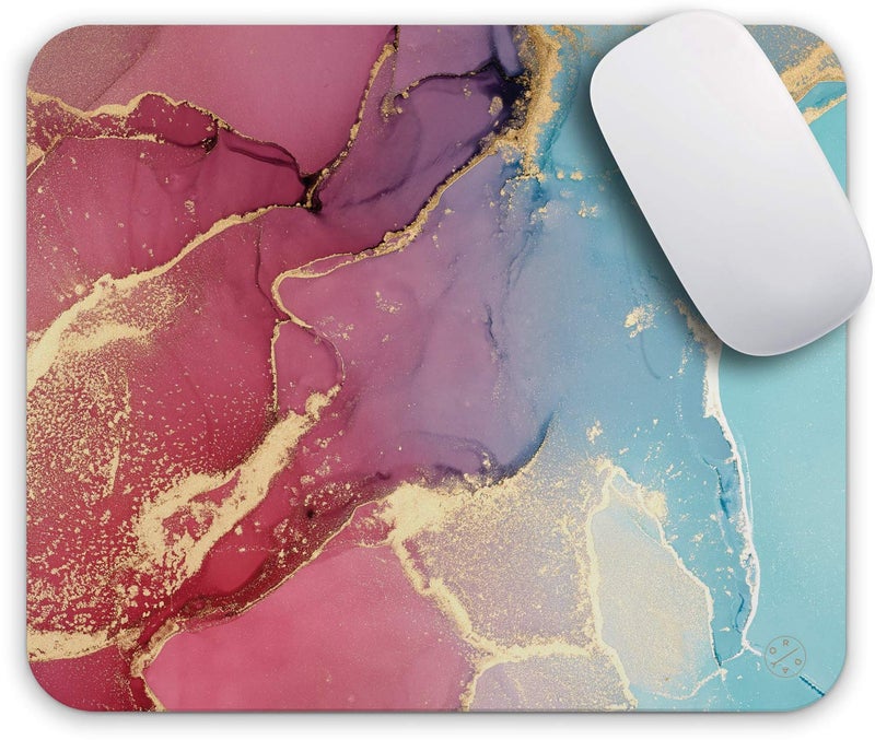 Oriday Gaming Mouse Pad Inspirational Quote Mouse Pad Motivational Quotes for Work (Purple and Blue) - Image 1